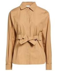 Max Mara - Solid Color Long-Sleeve Shirt - Lyst