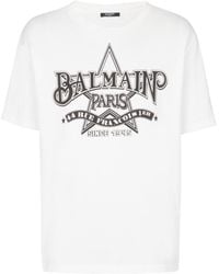 Balmain - Star T-Shirt - Lyst