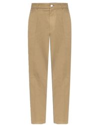 Burberry - Tapered Pleat Detailed Trousers - Lyst