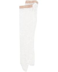 Valentino - Logo Band Lace Detailed Socks - Lyst