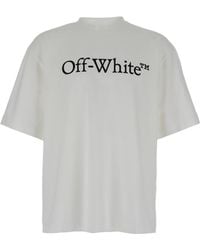 Off-White c/o Virgil Abloh - Big Bookish Skate Crewneck T-Shirt - Lyst