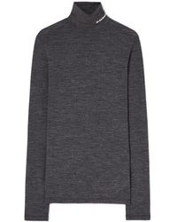 Jil Sander - Roll Neck Straight Hem Jumper - Lyst