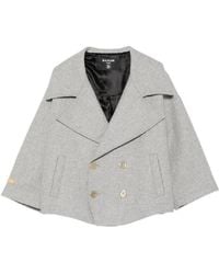 Balmain - Double-Breasted Buttoned Blazer - Lyst
