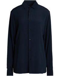 Marni - Solid-Color Satin Long-Sleeve Shirt - Lyst