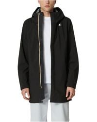 K-Way - Tommy Bonded Hooded Raincoat - Lyst