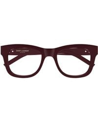 Saint Laurent - Eyewear Square Frame Glasses - Lyst