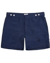 Vivienne Westwood - Orb Logo Swimming Trunks - Lyst