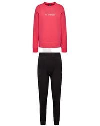EA7 - Logo Sweatshirt And Sweatpants Set - Lyst