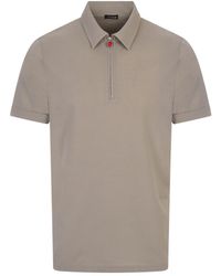 Kiton - Quarter-Zip Short-Sleeve Polo Shirt - Lyst