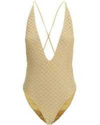 Missoni - One-Piece V-Neck Swimsuit - Lyst