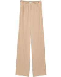 forte_forte - Elastic-Waistband Trousers - Lyst
