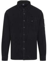 C.P. Company - Lens-Detail Corduroy Overshirt - Lyst