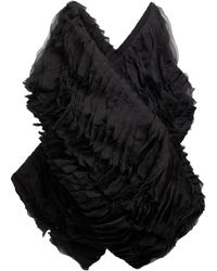 Rick Owens - Solid-Color Cape Dress - Lyst