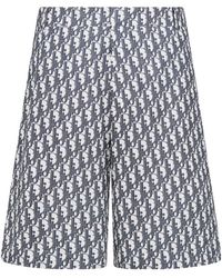 Dior - Monogram Bermuda Shorts - Lyst