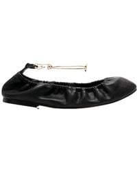 Twinset - Ankle Strap Flats - Lyst