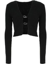 Heron Preston - Open-Front Knitted Cardigan - Lyst