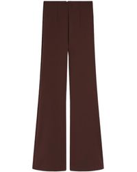Sportmax - High Waist Straight Leg Pants - Lyst