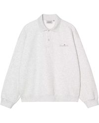 Carhartt - Wip Label Polo Sweatshirt - Lyst