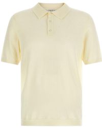 Roberto Collina - Textured Short-Sleeve Polo Shirt - Lyst
