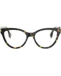 Fendi - Eyewear	Cat Eye Frame Glasses - Lyst