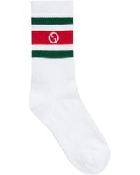 Gucci - Interlocking G Ribbed Knit Socks - Lyst