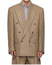 Hed Mayner - Double-Breasted Suit Jacket - Lyst