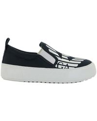 EA7 - Logo Round-Headed Casual Sports Shoes - Lyst