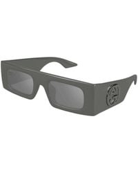 Gucci - Eyewear Rectangular Frame Sunglasses - Lyst