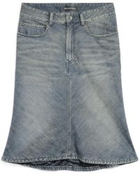 Balenciaga - Godet Midi Skirt - Lyst