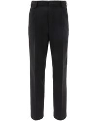 Valentino - High-Rise Straight Leg Pants - Lyst