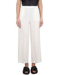Aspesi - Straight-Leg Palazzo Trousers - Lyst