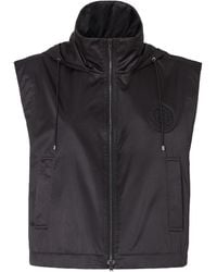 Fendi - High-Neck Hooded Drawstring Gilet - Lyst
