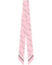 Givenchy - Shadow Logo Twill Scarf - Lyst