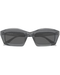 Alaïa - Alaïa Rectangular Frame Sunglasses - Lyst