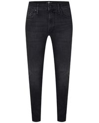 7 For All Mankind - Paxtyn Tapered Jeans - Lyst
