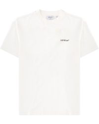 Off-White c/o Virgil Abloh - Floral Arrow Logo T-Shirt - Lyst