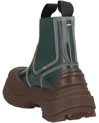 Maison Margiela - Two-Tone Platform Boots - Lyst
