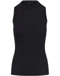 Sportmax - Toledo Crewneck Sleeveless Knitted Top - Lyst