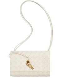 Bottega Veneta - Andiamo Foldover Top Shoulder Bag - Lyst
