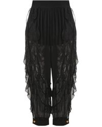 Zimmermann - Rebellion Ruffled Lace Trousers - Lyst
