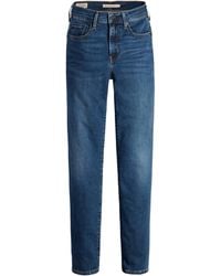 Levi's - High-Waisted Straight Leg Jeans - Lyst