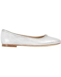 Chloé - Chloé Marcie Round-Toe Ballet Flats - Lyst