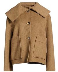 Ganni - Solid Color Casual Jacket - Lyst