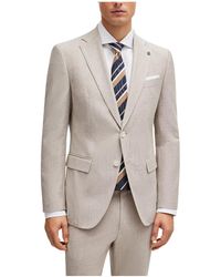 BOSS - Single-Breasted Blazer - Lyst