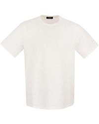Herno - Stretch Cotton Jersey T-Shirt - Lyst