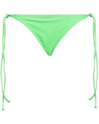 Ganni - Solid-Color Bikini Bottoms - Lyst
