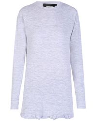 DSquared² - Long Sleeve Round Neck T-Shirt - Lyst
