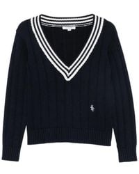 Sporty & Rich - Long-Sleeved Knit Top - Lyst