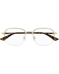 Montblanc - Eyewear Rectangle Frame Glasses - Lyst