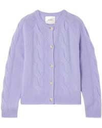 Lisa Yang - Gwyneth Cable-Knit Cashmere Cardigan - Lyst
